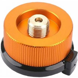 Po&ecirc;le Camping Adaptateur gaz Conversion t&ecirc;te Adaptateur pour Canister Butane Vis cartouche de gaz Adaptateur piston, &eacute;quipement ext&eacute;rieur