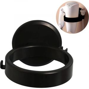 Shining House - Support s&egrave;che-cheveux, Support s&egrave;che-cheveux, Support mural s&egrave;che-cheveux, Support s&egrave;che-cheveux sans trous, Support s&egrave;che-cheveux