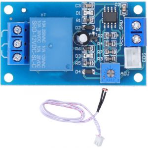 Module de relais de contr&ocirc;le de la lumi&egrave;re, luminosit&eacute; automatique, Installation facile, photor&eacute;sistance pour la d&eacute;tection des lampadaires