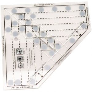 Ananas Garniture Outil, Acrylique Transparent Échelle Précise Quilting Règle Antidérapante Mini Quilt Règle pour Patchwork, Regle Transparente