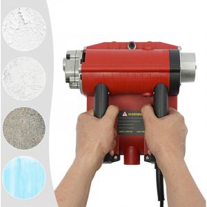 Rabot mural &eacute;lectrique 4580 W, grattoir mural, grattoir mural &eacute;lectrique, raboteuse pour murs en b&eacute;ton, 3500 tr/min, rouge