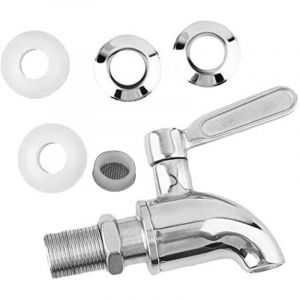 Robinet de rechange pour distributeur de boissons, robinet pour f&ucirc;t, robinet de rechange de 16 mm pour distributeur de boissons, eau, jus, fermenteur