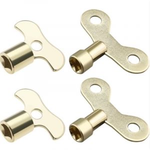 4pcs Cl&eacute; de Robinet Cl&eacute; de Vanne de Radiateur 6mm 7mm Cl&eacute;s d'ouverture Carr&eacute;es Bouton d'eau Interrupteur Cl&eacute; Multifonctionnelle Outil de Plombier