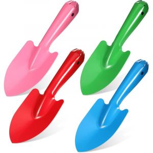 4 Pi&egrave;ces Pelle pour Enfants Pelle De Plage Pelle &agrave; Sable Pelle &agrave; Main De Jardin Pelles pour Enfants pour Creuser Pelle De Jardinage Pelle De Jardin