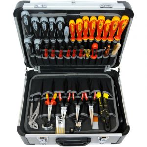 Famex - 700-L Valise à outils en aluminium vide, professional, grande capacité max. 30 kg, Boîte