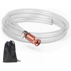 Tuyau Siphon Pompe, PVC Pompe Manuelle Carburant de 1,8m, Pompe à Siphon à Auto-amorçage, Shaker Siphon Transférer le Liquid, Tuyau de Pompage