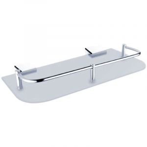 Nimco - Kibo - Tablette, longueur 30 cm, verre dépoli/chrome Ki 14091AX-30-26