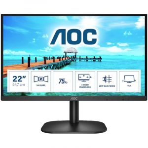 AOC - B2 22B2H/EU Écran led 54,6 cm (21.5') 1920 x 1080 pixels Full hd Noir