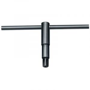 Cl&eacute; &agrave; emmancher carr&eacute;e din 905 taille 6 mm longueur de la tige 80 mm