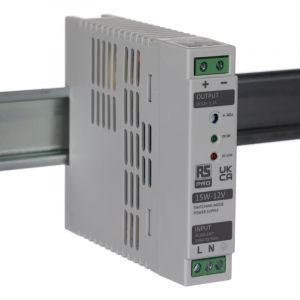 Rs Pro - Alimentation pour rail din 12V c.c. 1.2A, 230V c.a., 15W ( Prix pour 1 )