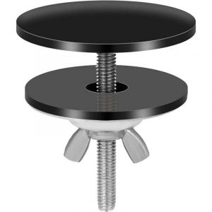 Couvercle Trou Robinet Noir, 5 cm Acier Inoxydable Couvercle Trou Robinet &Eacute;vier Cache Trou pour &Eacute;vier &Eacute;tanche Couvercle &Eacute;vier Cuisine Noir pour