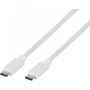 Vivanco C&acirc;ble USB USB-C&reg; m&acirc;le, USB-C&reg; m&acirc;le 1.00 m blanc 63088 S438722