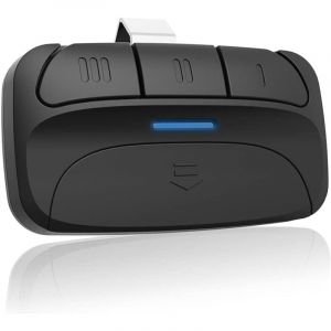 T&eacute;l&eacute;commande de porte de garage &agrave; 3 canaux pour ouvre-portes Chamberlain Liftmaster Craftsman avec bouton d'apprentissage 5 couleurs, remplacement