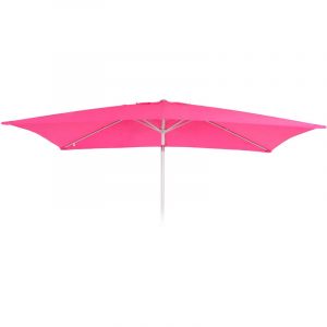 Toile de rechange pour parasol N23, Toile de rechange pour parasol, 2x3m rectangulaire tissu/textile 4,5kg uv 50+, rose