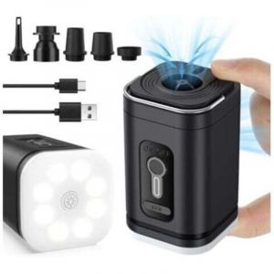 Pompe &agrave; air &eacute;lectrique, gonfleur &eacute;lectrique, gonfleur de matelas pneumatique, mini pompe &agrave; air &eacute;lectrique, gonfleur de matelas pneumatique, fonction