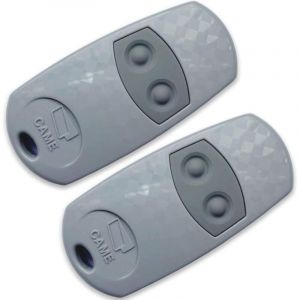 Télécommande 433,92 MHz pour portail et porte de garage compatible avec Top432NA/432/432EV/432A/432M/432S T432/CAME 432433,92 MHz (Argent)