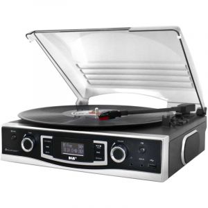 Tourne-disque SOUNDMASTER PL590SW, avec radio st&eacute;r&eacute;o DAB+/FM et encodage