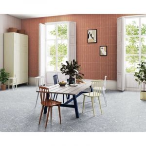 Bestile - Carrelage Effet Terrazzo Hexagonal arousa 25,8x29cm (1m2) Azul - Les Carreaux de Jean