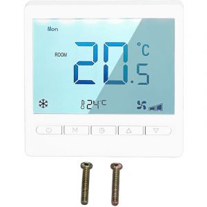 Thermostat Programmable haute précision grand écran lcd Thermostat pour salon chambre salle à manger Hall AC230V - Jeffergarden