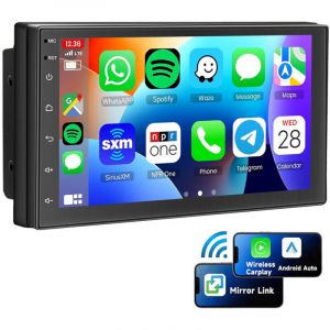 Essgoo - Autoradio Android 14 2 din Carplay 7 pouces gps navi rds Bluetooth - 2+32G