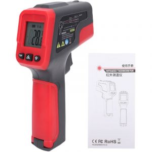 Thermom&egrave;tre infrarouge, pistolet thermique num&eacute;rique sans contact pour la cuisson des aliments, barbecue, four &agrave; pizza, gril, po&ecirc;le &agrave; frire,