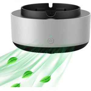 Cendrier Aspirateur De Fum&eacute;e,Cendrier &Eacute;lectrique,Cendrier Anti Odeur,Purificateur d'air 2 en 1,Cendrier &Eacute;lectronique avec Filtre