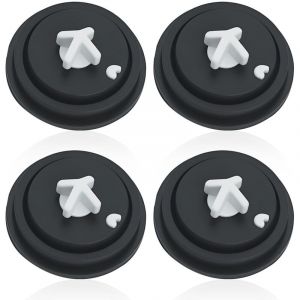 4PCS Joint Chasse d'eau WC,Rondelles de Joint Chasse d'Eau WC Joints de Diaphragme &agrave; Entr&eacute;e Lat&eacute;rale pour L'Entretien des Chasses D'eau des Toilettes