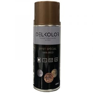 Delkolor - Peinture &agrave; Effet en A&eacute;rosol - 400ml Couleur: cuivre
