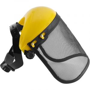 Casque de s&eacute;curit&eacute; en Maille, Casque de Tron&ccedil;onneuse pour D&eacute;broussailleuse Foresti&egrave;re, Protection Foresti&egrave;re, Bandeau R&eacute;glable