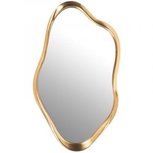 Miroir doré bristol 100 cm - Amadeus