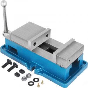 Etau de Percage de Fraisage, Ouverture 125 mm Precision Etau de Serrage 24 kn Etau deetabli Hauteur 110 mm Serre-Joint Etabli Accessoire Principal