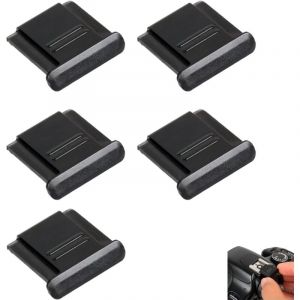 Bluedeer - Lot de 5 couvercles de sabot de flash BS-1 - Capuchons de protection pour sabot de flash - Convient pour Nikon, etc