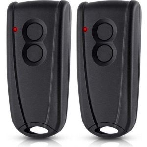 T&eacute;l&eacute;commande Portail Garage pour EcoStar RSC2-433 RSE2-433 RSZ1-433, Compatible avec Hormann Ecostar Liftronic/TUBAUTO EuroPro 500/700/800 Portronic