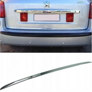 Peugeot 407 SW - BANDE CHROME CHROM&Eacute;E sur le hayon