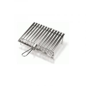 PoA le a griller en acier inoxydable 40x35 cm avec rA cupA ration de graisse pour barbecue