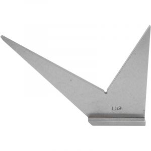 Équerre à Onglet Multi-angles 30 45 90 120 Degrés Équerre D'ingénieur Équerre à Onglet D'angle en Acier au Carbone avec Base Normes Industrielles