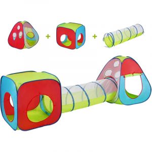 Mophorn - Tente de jeu 3 en 1 pour enfants avec tunnel pour garçons, filles, bébés et tout-petits, maison de jeu pop-up intérieure/extérieure avec