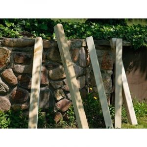 Poteau Carr&eacute; En Bois 9x9 Cm - 100 Cm