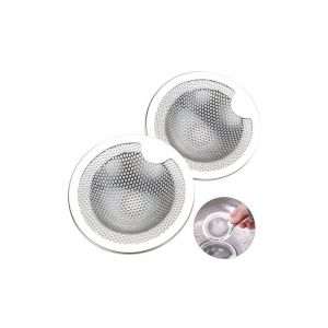 LaBlanc - 2PCS Filtre à Évier en Acier Inoxydable Filtre Evier Cuisine Filtre de Vidange INOX Crépine d'Évier Grille Evier Cuisine pour Evier de