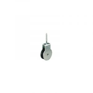 Poulie à visser zingué pour corde ø b. 6,0mm