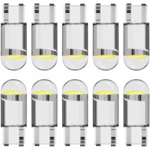 Ampoule led T10 W5W 194 pour voiture 12 v 6 000 k (blanc) cob, ampoule led 168, ampoule led 2825 T10 W5W, éclairage intérieur led, ampoule led W5W,