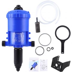 Injecteur d'engrais réglable de 0.2% à 2%, dispositif de dosage automatique Injecteur d'irrigation Distributeur de doseur de liquide chimique