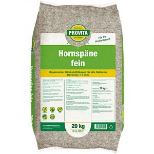 BECKMANN PROFI Provita Copeaux de corne fins 20 kg Engrais pour plantes Engrais pour l&eacute;gumes