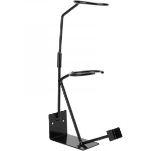 Ej.life - Support de Support de Pistolet à Peinture à Alimentation par gravité Global avec Support de crépine, Montage Mural ou sur Banc, hvlp
