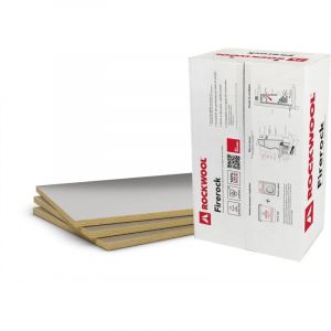 10 panneaux de laine de roche Firerock 1000 &times; 600 mm Ep.40mm &ndash; ROCKWOOL