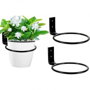 3 Pi&egrave;ces Tenture Murale Pot de Fleur, Bague Pot de Fleurs en M&eacute;tal, Mur d'&eacute;tag&egrave;re de Pot de Fleur, Convient pour Suspendre des Pots de Fleurs,