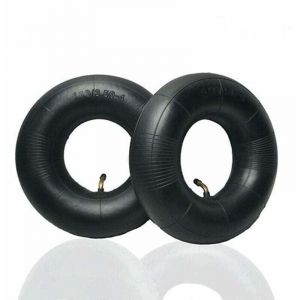 2 pi&egrave;ces pneus tubulaires s&eacute;rie 4.10/3.50-4 pouces pour diable, chariot, charrette &agrave; bras, chariot de jardin, tondeuse &agrave; gazon, tube de remplacement