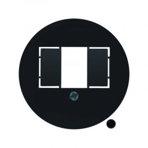 1930 Enjoliveur pour chargeur usb a+a noir - hager 104001