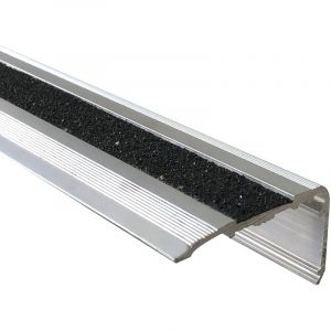 Nez de marche avec bande antidérapante - Anodisé argent Lg 1000mm Homewell