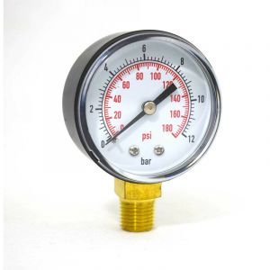 Manom&egrave;tre Sec Radial 0 - 12 Bars 1/4 Gas